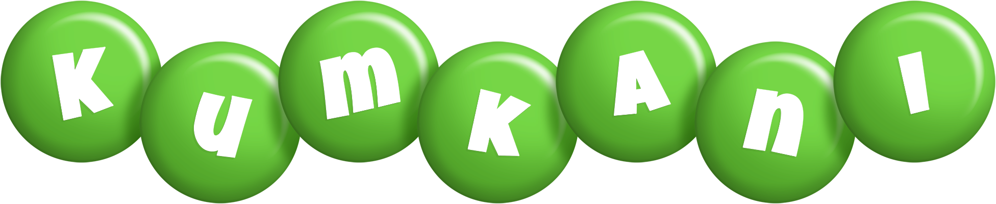 Kumkani candy-green logo