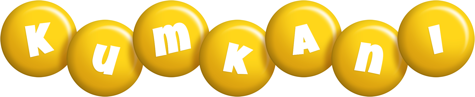 Kumkani candy-yellow logo