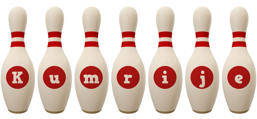 Kumrije bowling-pin logo