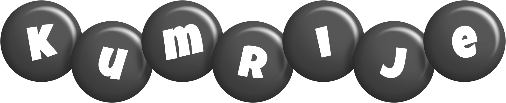 Kumrije candy-black logo