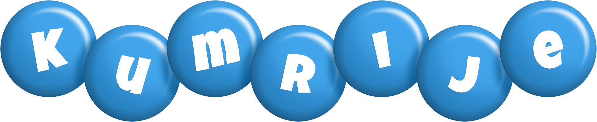 Kumrije candy-blue logo
