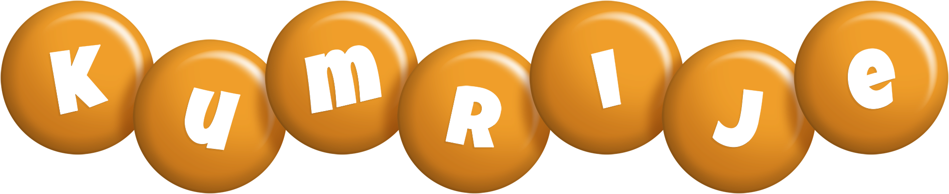 Kumrije candy-orange logo