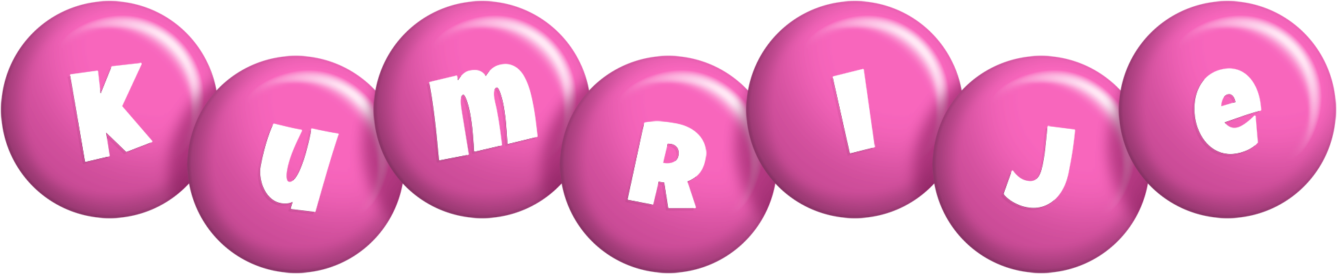 Kumrije candy-pink logo