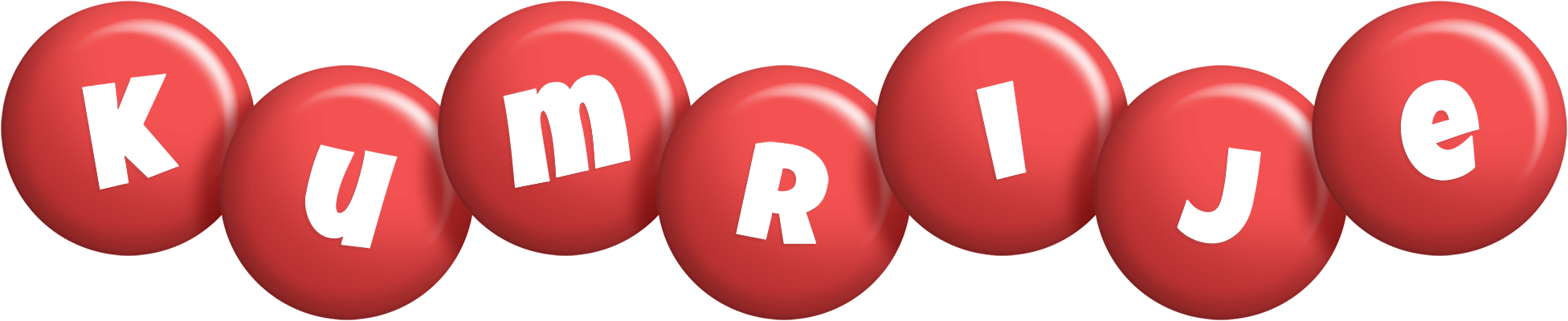 Kumrije candy-red logo