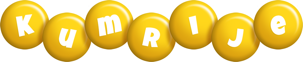 Kumrije candy-yellow logo