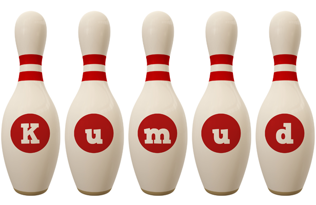 Kumud bowling-pin logo