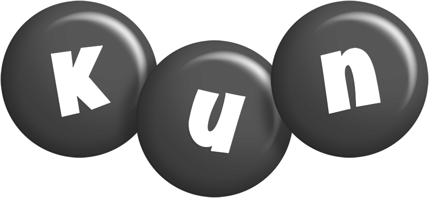 Kun candy-black logo