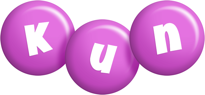 Kun candy-purple logo