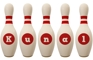 Kunal bowling-pin logo