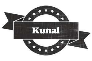 Kunal grunge logo