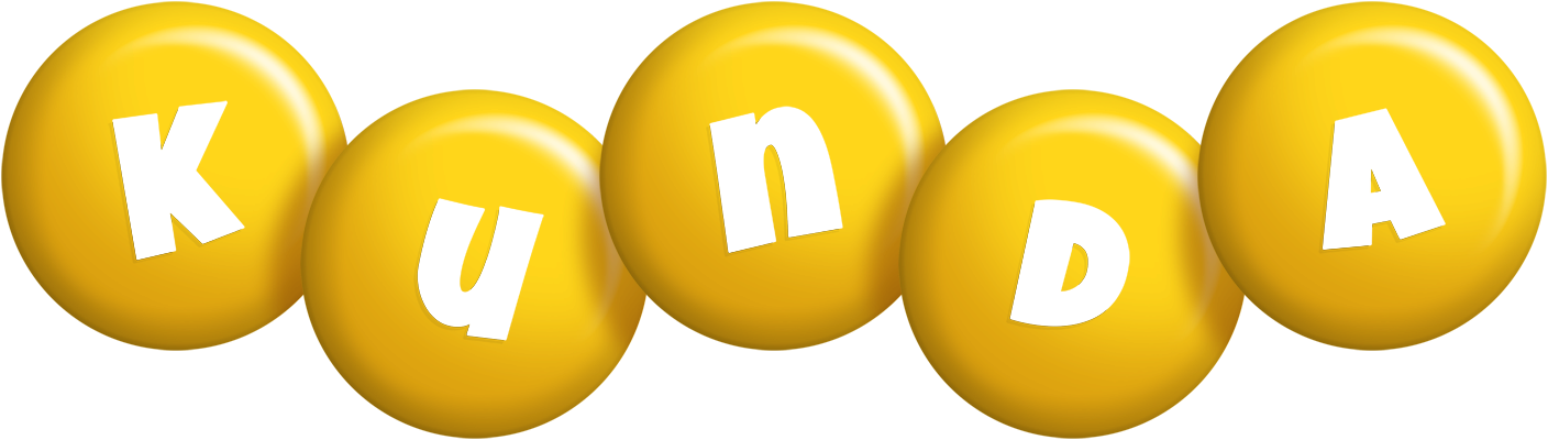 Kunda candy-yellow logo