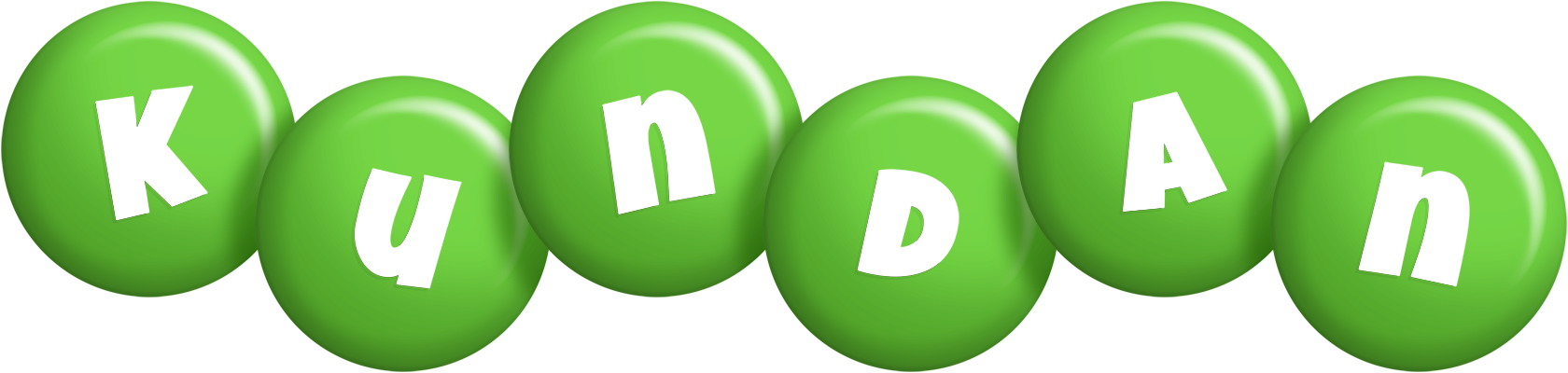 Kundan candy-green logo