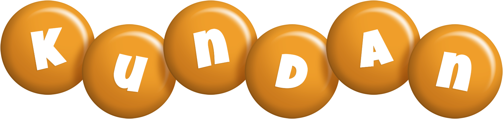 Kundan candy-orange logo