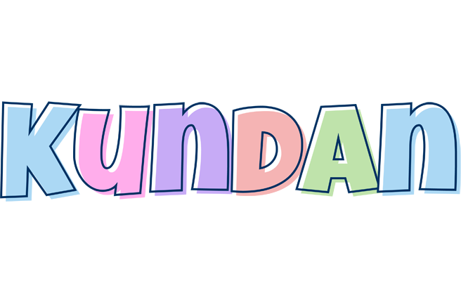 Kundan pastel logo