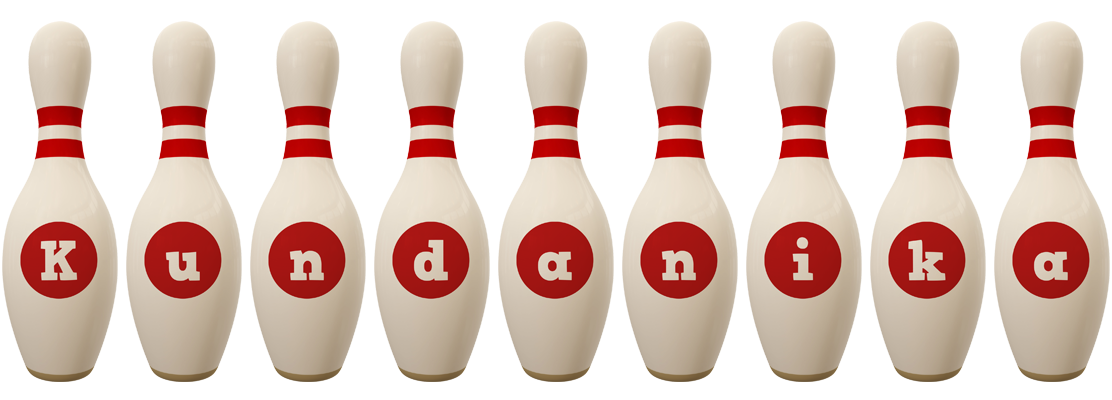 Kundanika bowling-pin logo