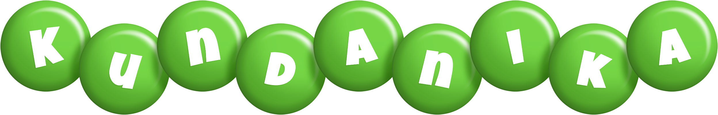 Kundanika candy-green logo