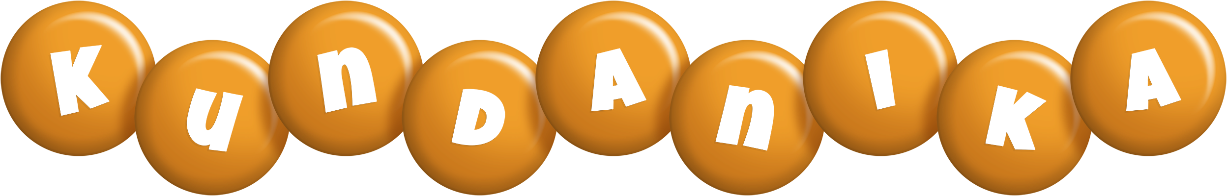 Kundanika candy-orange logo