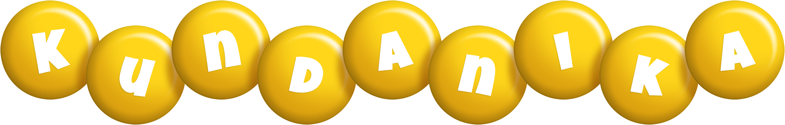 Kundanika candy-yellow logo