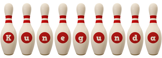 Kunegunda bowling-pin logo