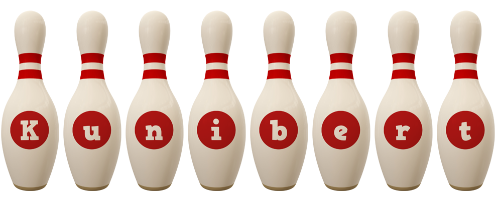 Kunibert bowling-pin logo