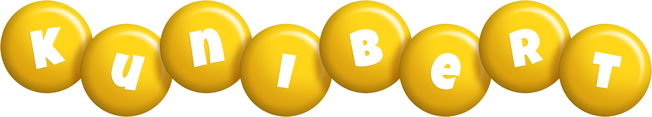Kunibert candy-yellow logo