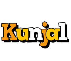 Kunjal cartoon logo