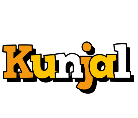 Kunjal cartoon logo