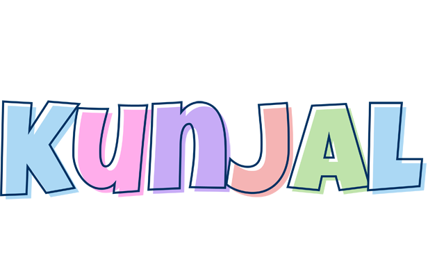 Kunjal pastel logo