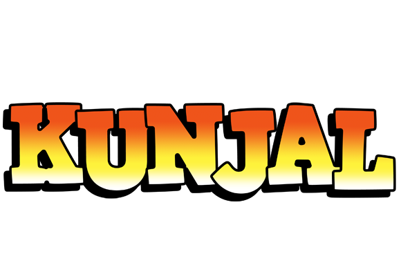 Kunjal sunset logo
