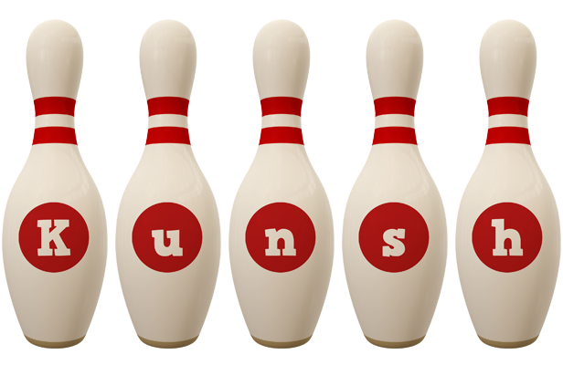 Kunsh bowling-pin logo