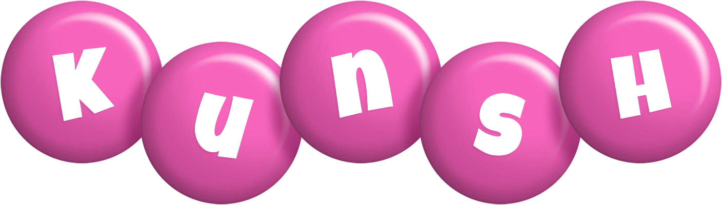 Kunsh candy-pink logo