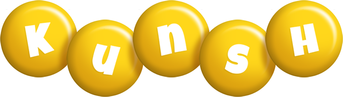 Kunsh candy-yellow logo