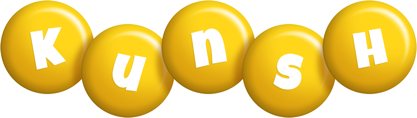 Kunsh candy-yellow logo