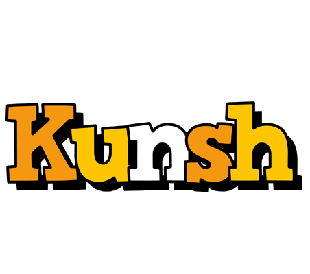 Kunsh cartoon logo