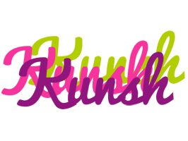 Kunsh flowers logo
