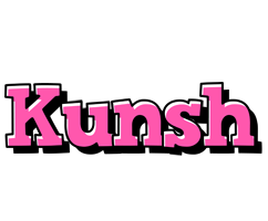 Kunsh girlish logo