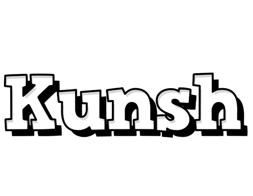 Kunsh snowing logo