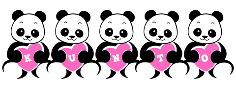 Kunto love-panda logo