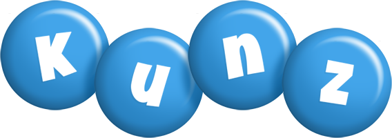 Kunz candy-blue logo