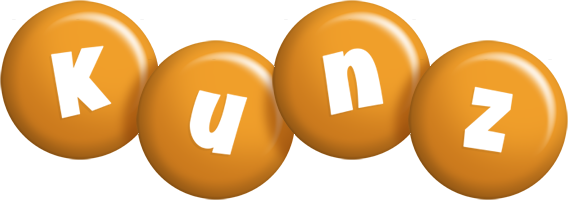 Kunz candy-orange logo