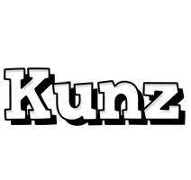 Kunz snowing logo