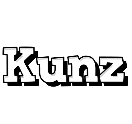 Kunz snowing logo