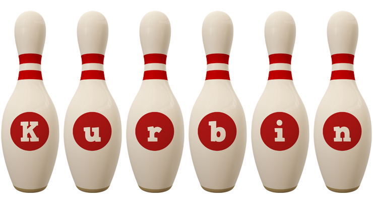 Kurbin bowling-pin logo