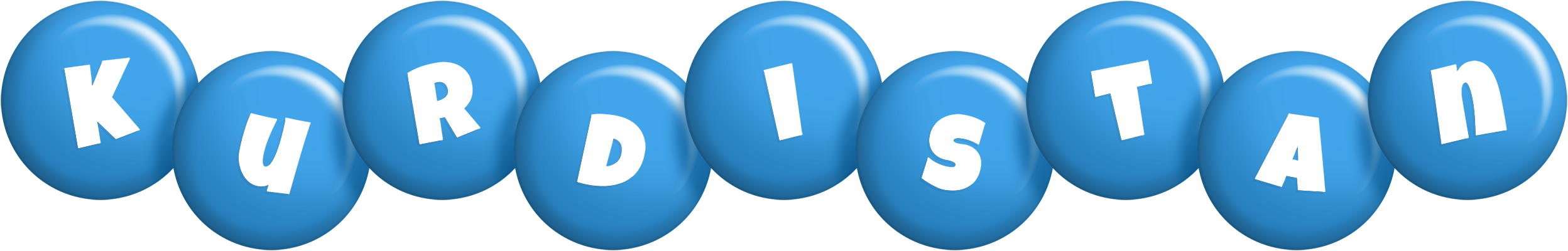 Kurdistan candy-blue logo