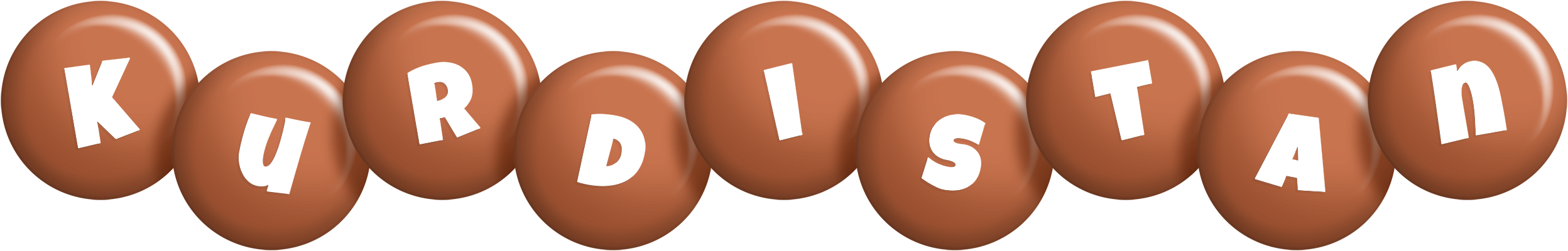 Kurdistan candy-brown logo