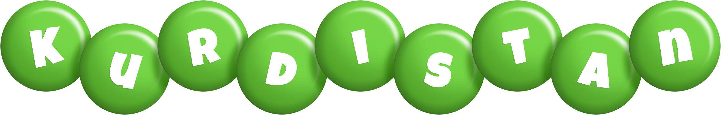 Kurdistan candy-green logo