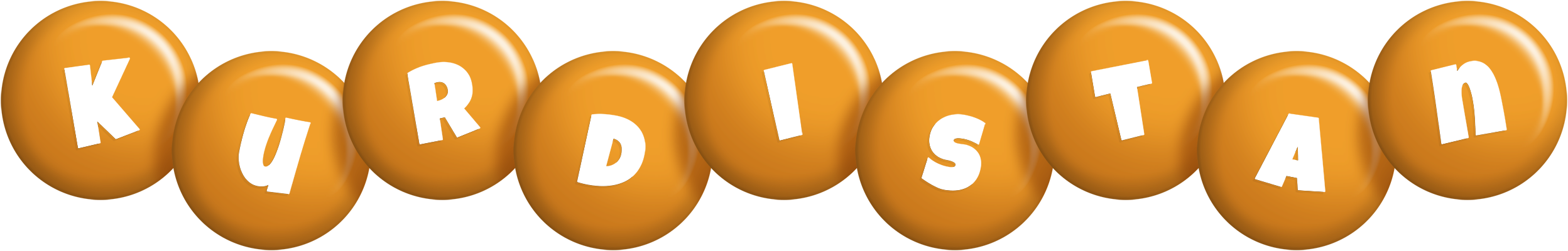 Kurdistan candy-orange logo