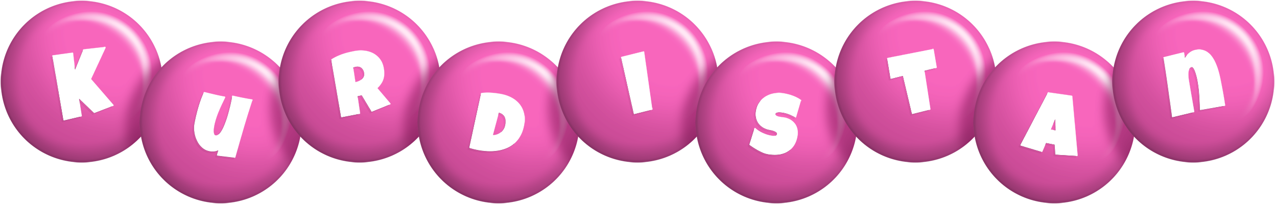 Kurdistan candy-pink logo