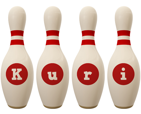 Kuri bowling-pin logo