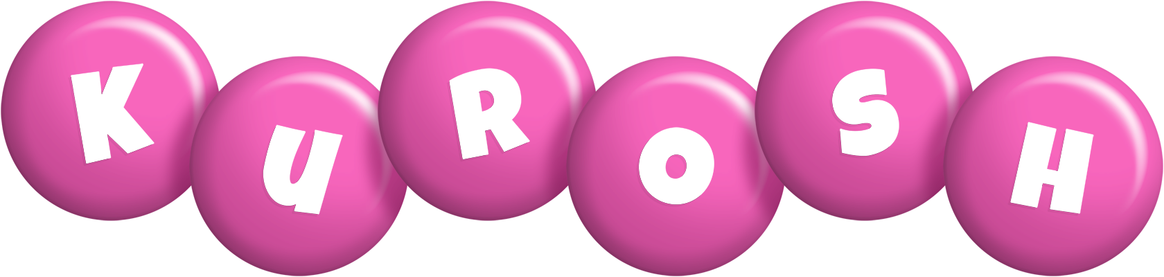 Kurosh candy-pink logo
